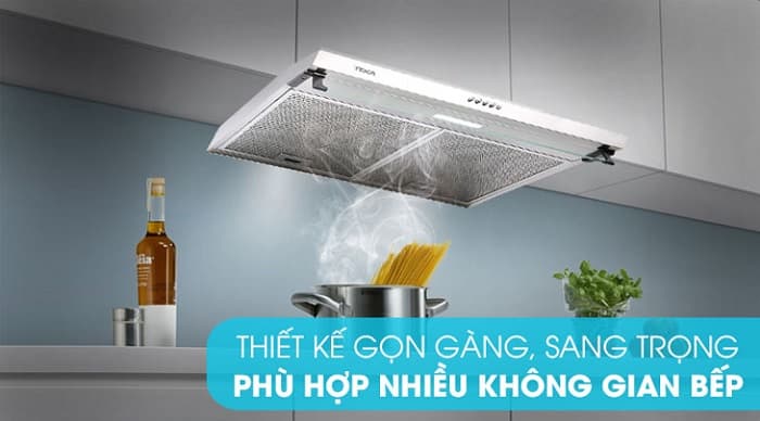 Lựa chọn kích thước quạt hút mùi bếp